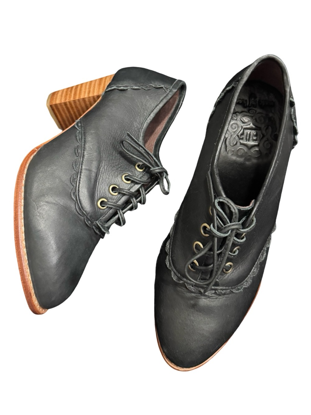Bali Elf Lace Up Oxford Leather Ankle Boots Handmade